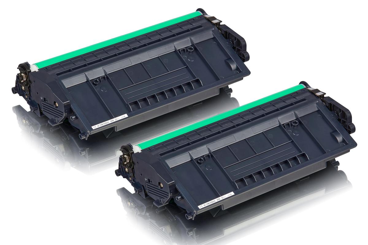 Set économique compatible avec HP CF 287 X / 87X contient 2x Cartouche toner